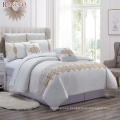 100% Cotton Home Embroidery Winter Quilted Bedding Set
